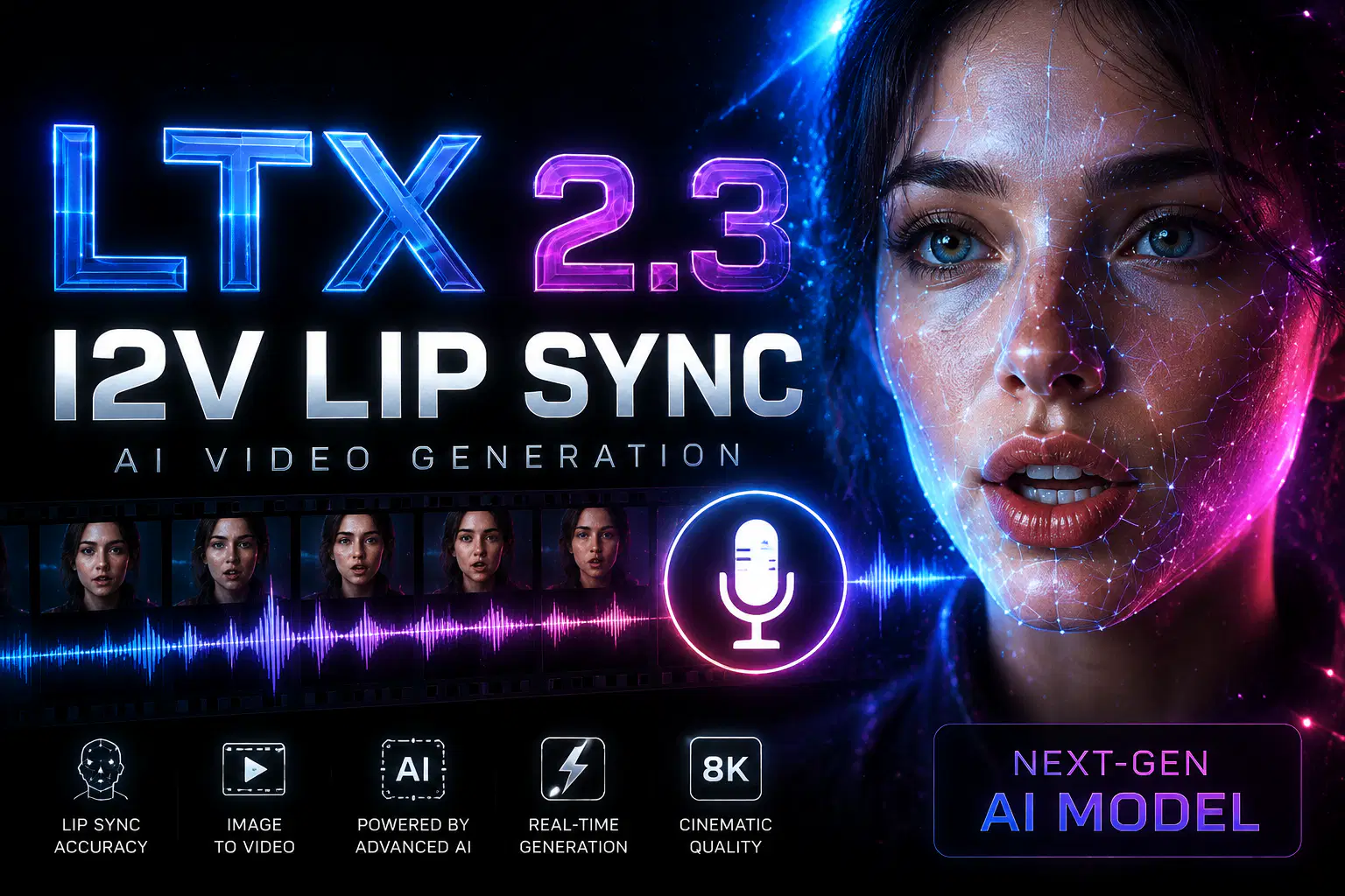 LTX 2.3 I2V Lip Sync