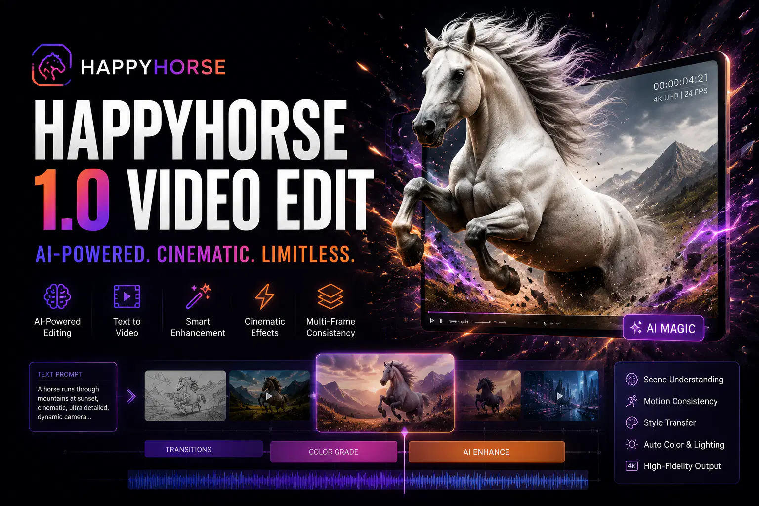 Happyhorse 1.0 Video Edit	