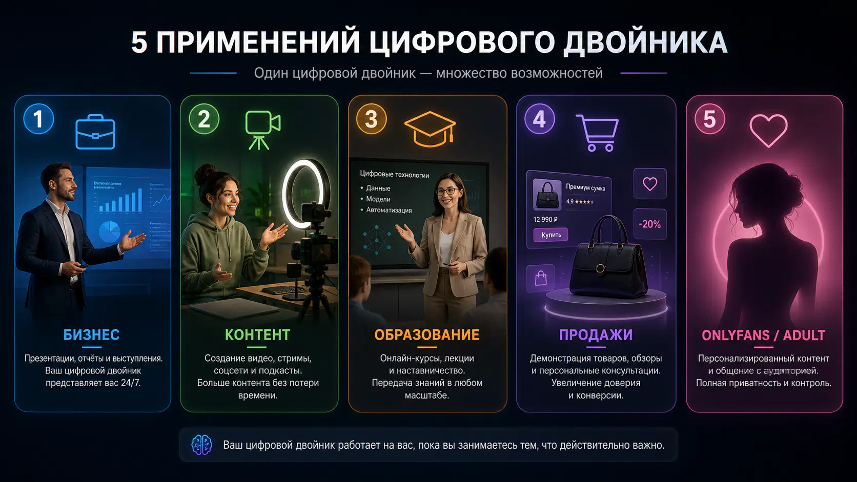 5 сценариев применения цифрового двойника