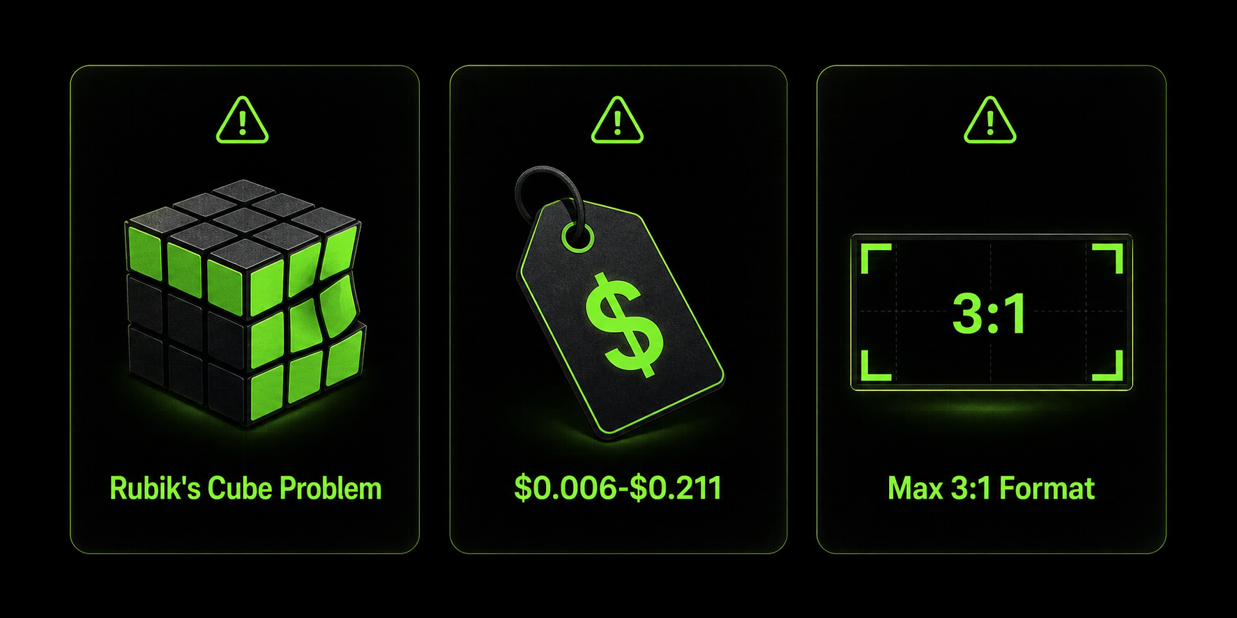 Ограничения GPT Image 2: Rubik's Cube Problem, цена за изображение, максимальный формат 3:1