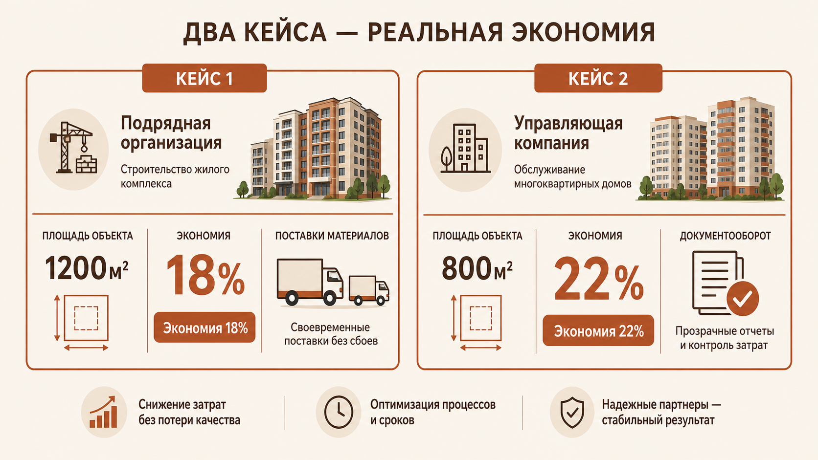 Кейсы: подрядчик ЖК и УК - экономия при оптовых поставках